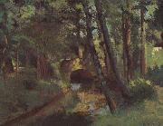 Kleine Brucke von Pontoise, Camille Pissarro